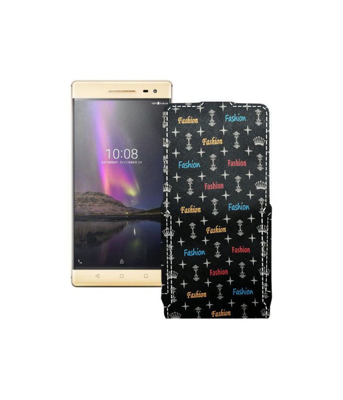 Чохол-флип з екошкіри для телефону Lenovo Phab 2 Pro (PB2-690M)