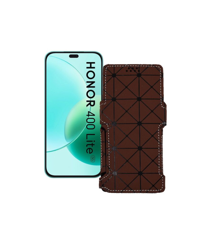 Чохол-книжка з екошкіри для телефону Honor 400 Lite