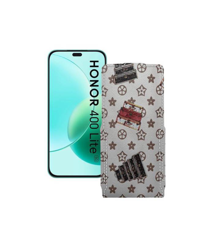 Чохол-флип з екошкіри для телефону Honor 400 Lite