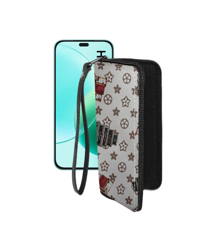 Чохол-гаманець з екошкіри для телефону Honor 400 Lite