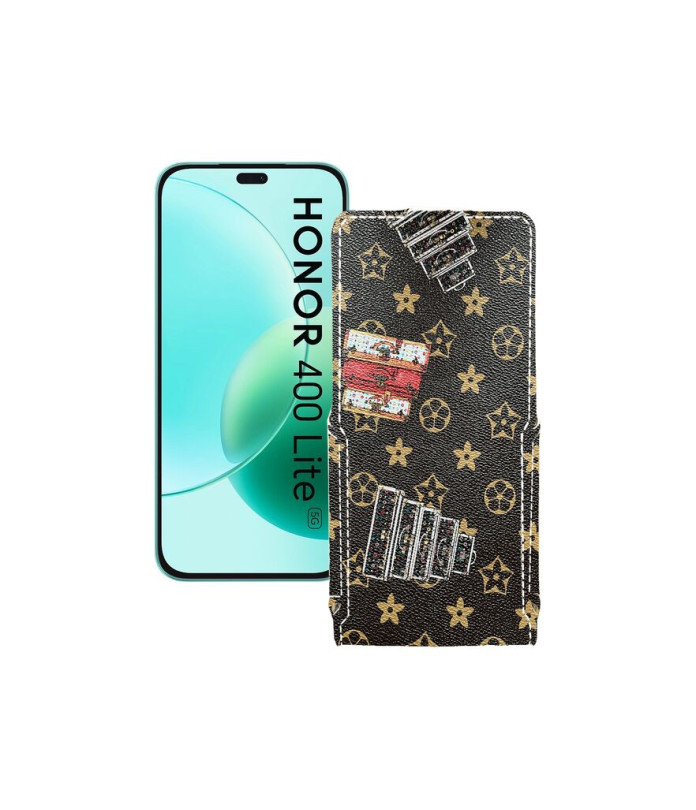Чохол-флип з екошкіри для телефону Honor 400 Lite