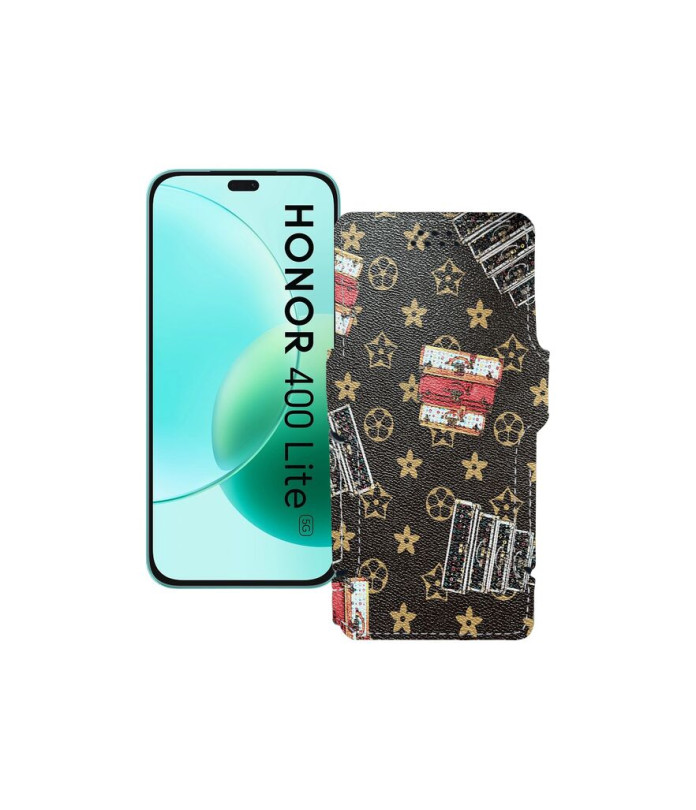 Чохол-книжка з екошкіри для телефону Honor 400 Lite