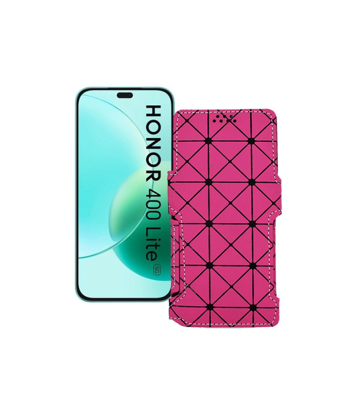 Чохол-книжка з екошкіри для телефону Honor 400 Lite