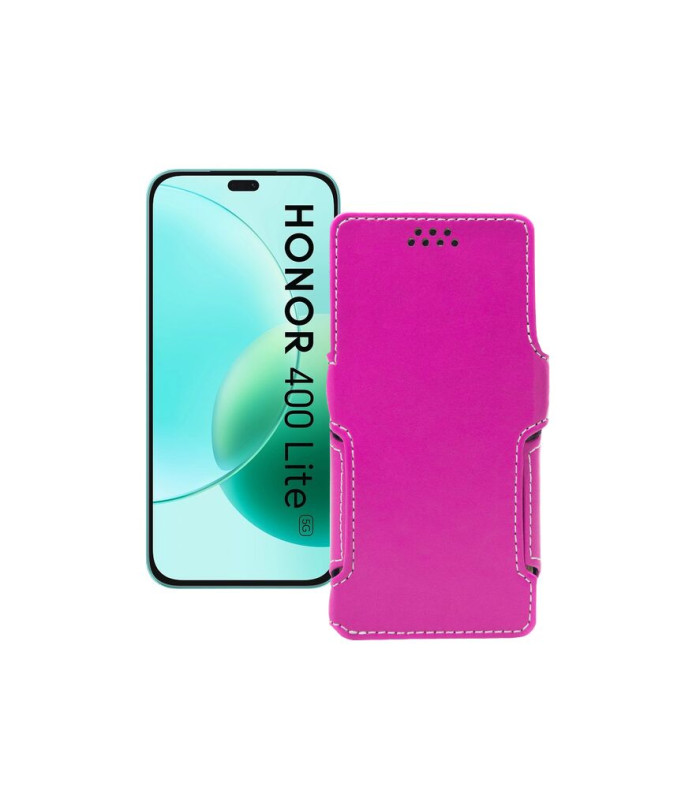 Чохол-книжка з екошкіри для телефону Honor 400 Lite