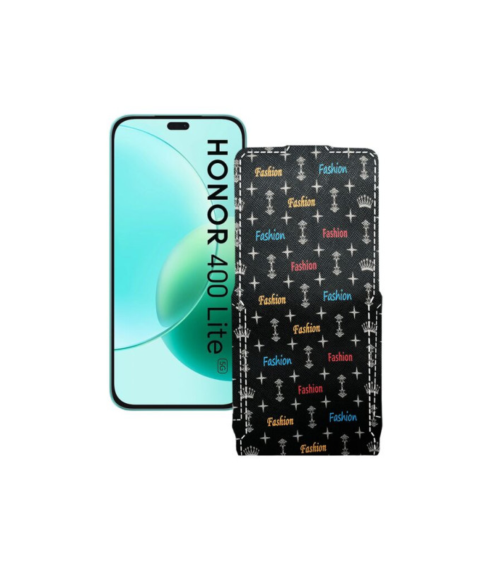 Чохол-флип з екошкіри для телефону Honor 400 Lite
