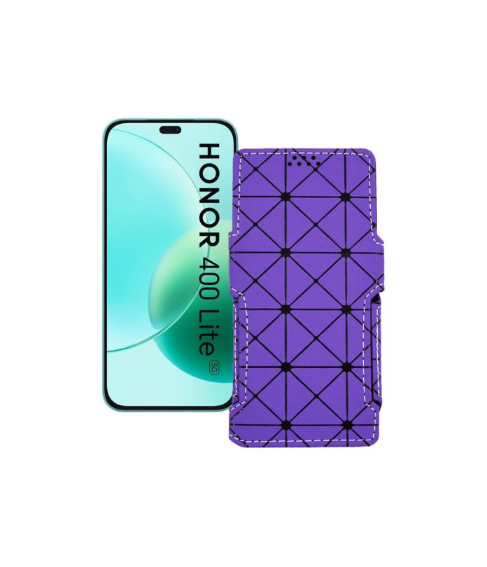 Чохол-книжка з екошкіри для телефону Honor 400 Lite