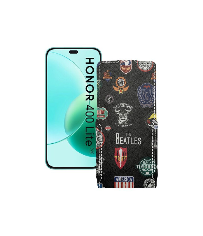 Чохол-флип з екошкіри для телефону Honor 400 Lite