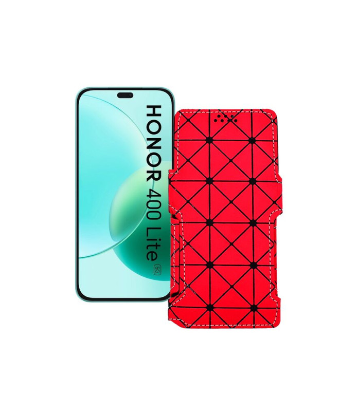 Чохол-книжка з екошкіри для телефону Honor 400 Lite