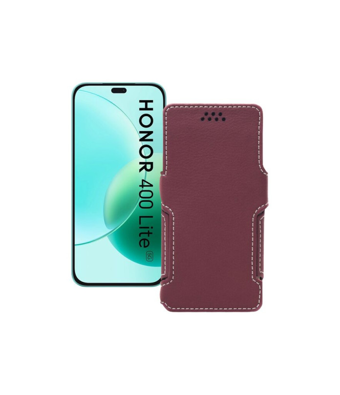 Чохол-книжка з екошкіри для телефону Honor 400 Lite