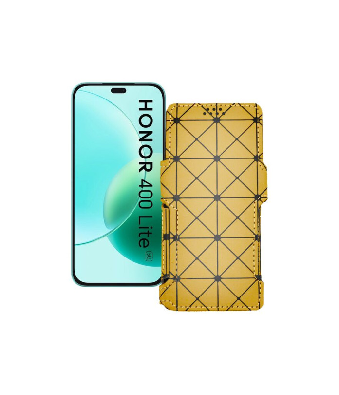 Чохол-книжка з екошкіри для телефону Honor 400 Lite