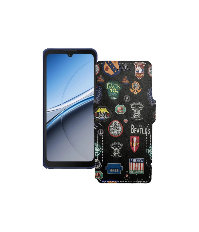 Чохол-книжка з екошкіри для телефону Fossibot F112 Pro