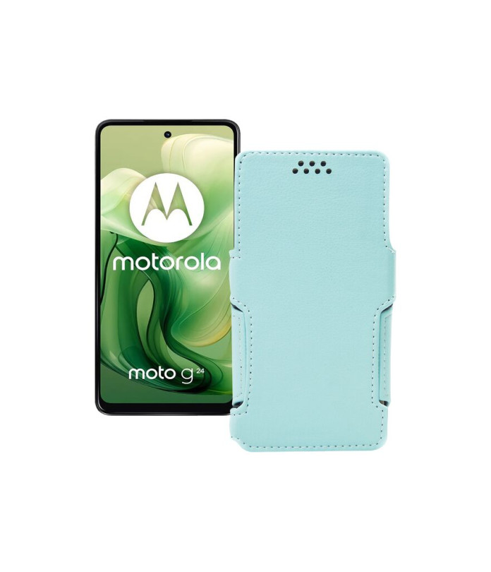 Чохол-книжка з екошкіри для телефону Motorola Moto G24