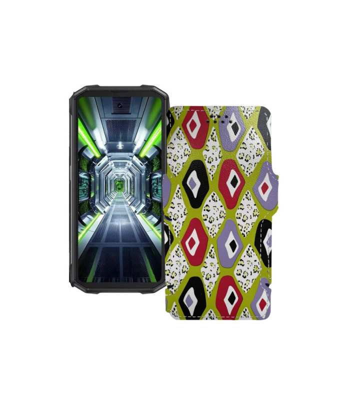 Чохол-книжка з екошкіри для телефону Cubot King Kong Mini 4