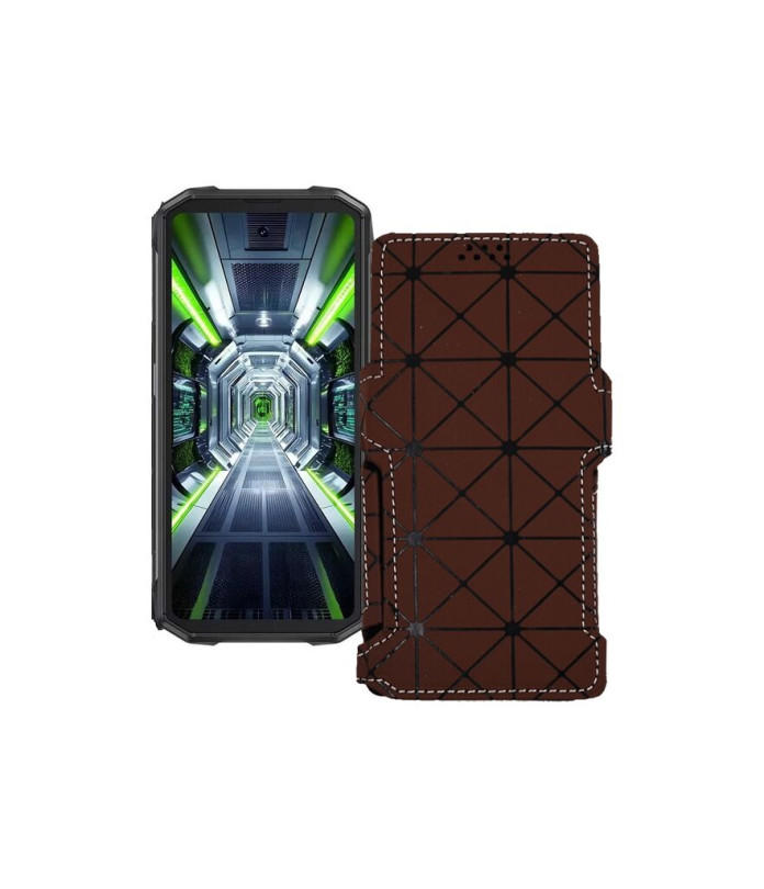 Чохол-книжка з екошкіри для телефону Cubot King Kong Mini 4