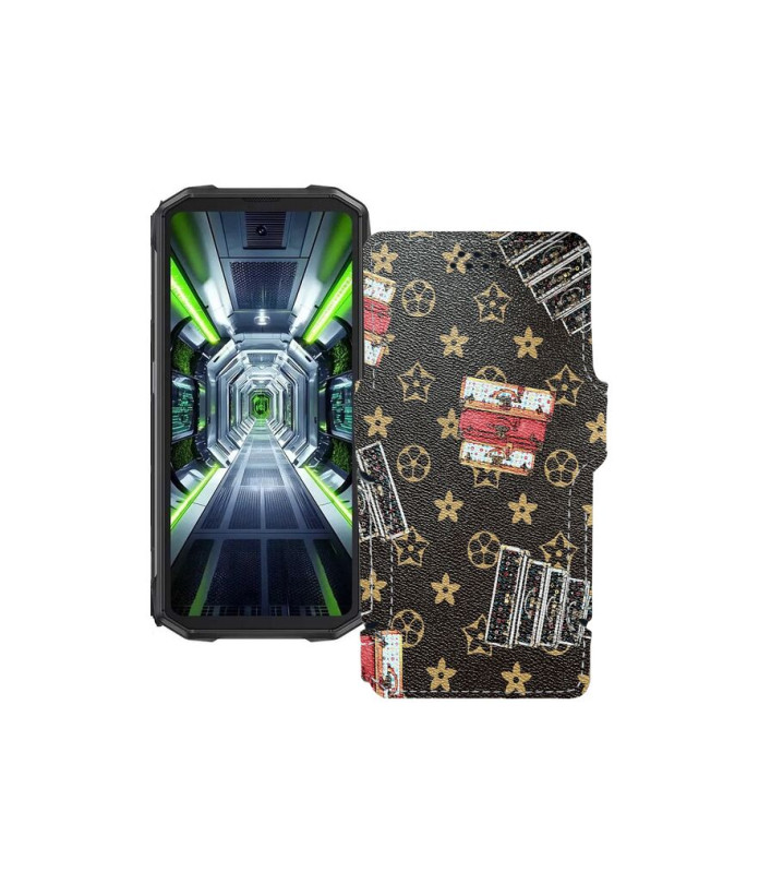 Чохол-книжка з екошкіри для телефону Cubot King Kong Mini 4