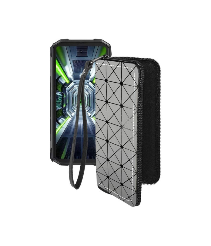 Чохол-гаманець з екошкіри для телефону Cubot King Kong Mini 4