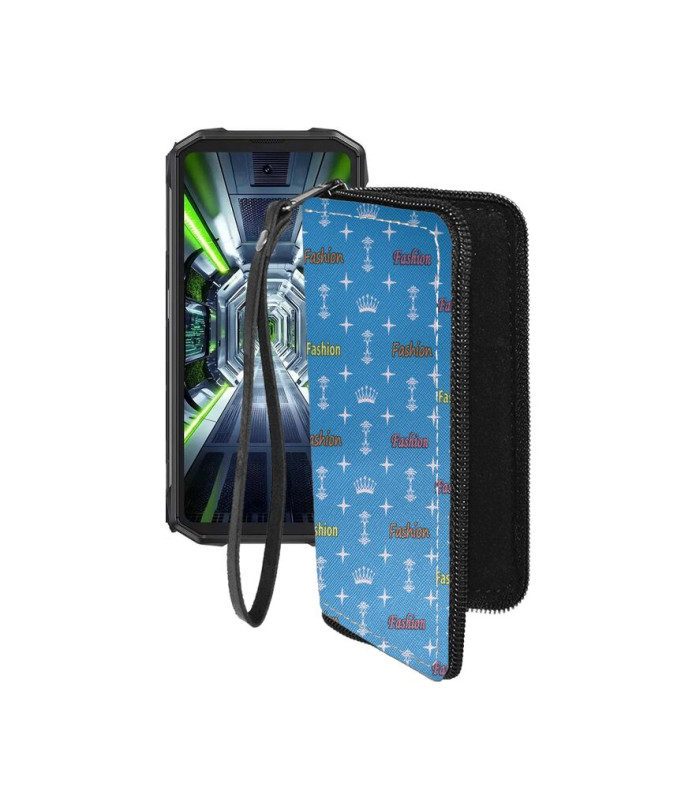 Чохол-гаманець з екошкіри для телефону Cubot King Kong Mini 4