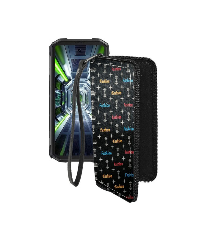 Чохол-гаманець з екошкіри для телефону Cubot King Kong Mini 4