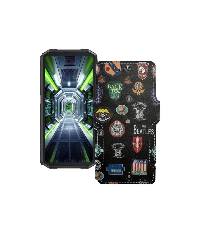 Чохол-книжка з екошкіри для телефону Cubot King Kong Mini 4