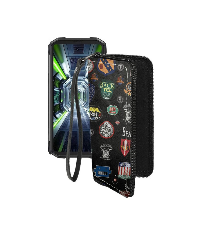 Чохол-гаманець з екошкіри для телефону Cubot King Kong Mini 4