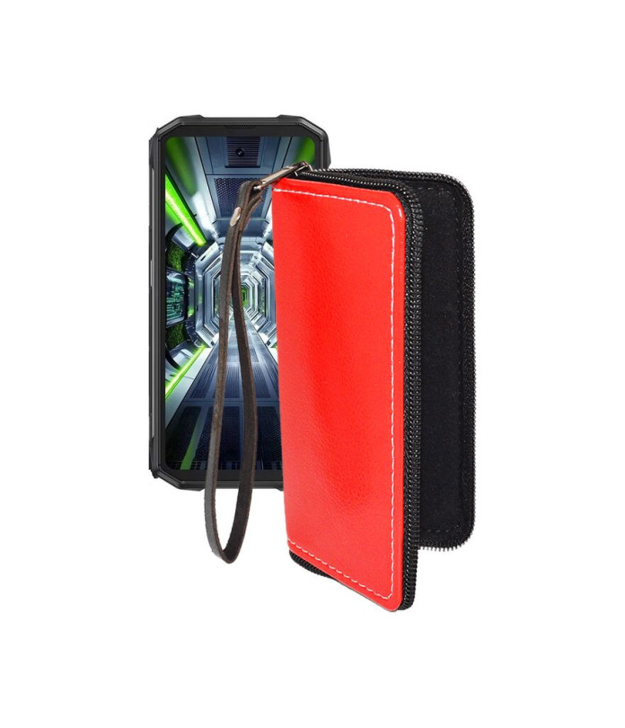 Чохол-гаманець з екошкіри для телефону Cubot King Kong Mini 4