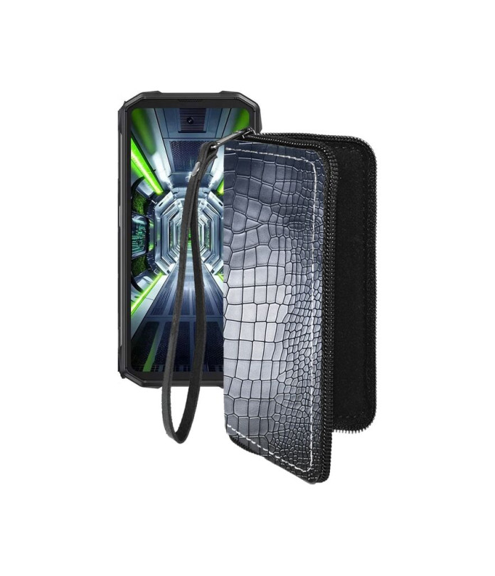 Чохол-гаманець з екошкіри для телефону Cubot King Kong Mini 4