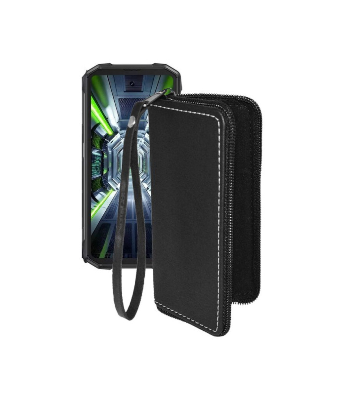 Чохол-гаманець з екошкіри для телефону Cubot King Kong Mini 4