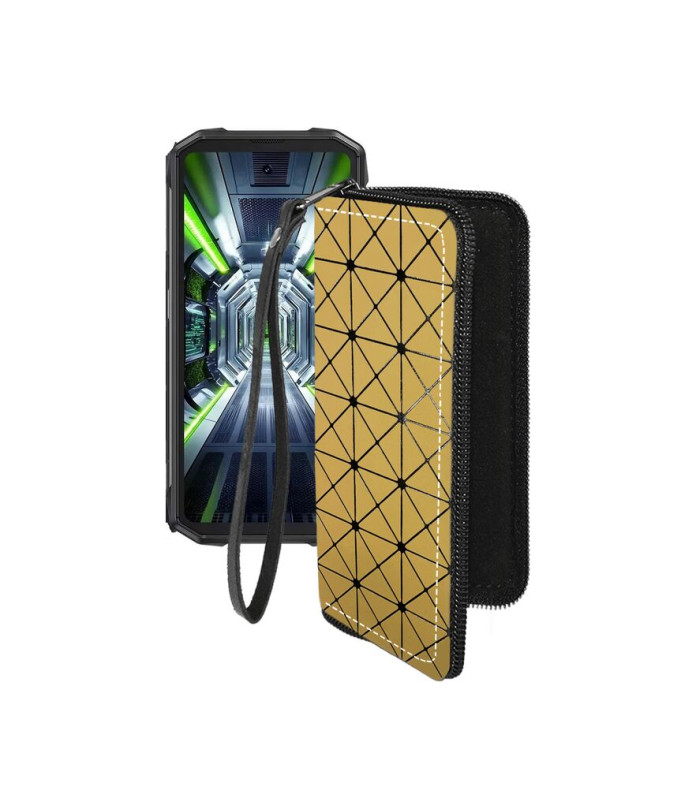 Чохол-гаманець з екошкіри для телефону Cubot King Kong Mini 4