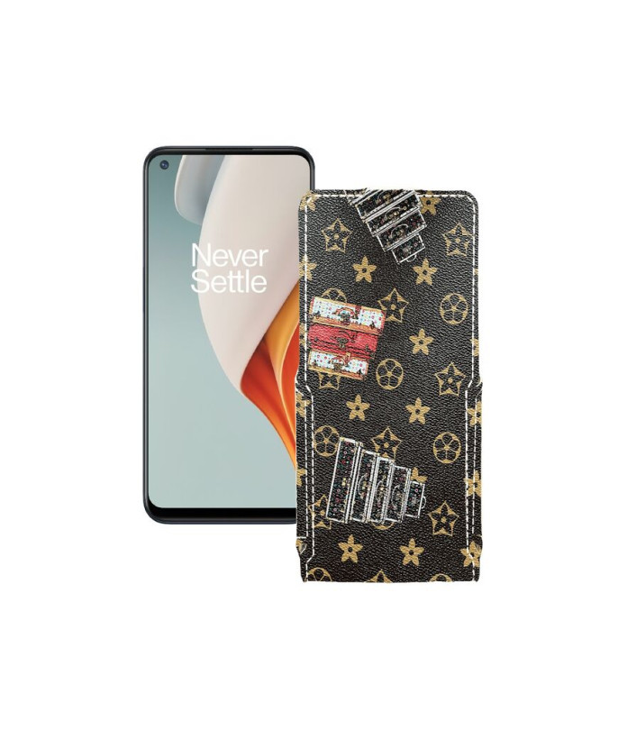 Чохол-флип з екошкіри для телефону OnePlus Nord N100 2020