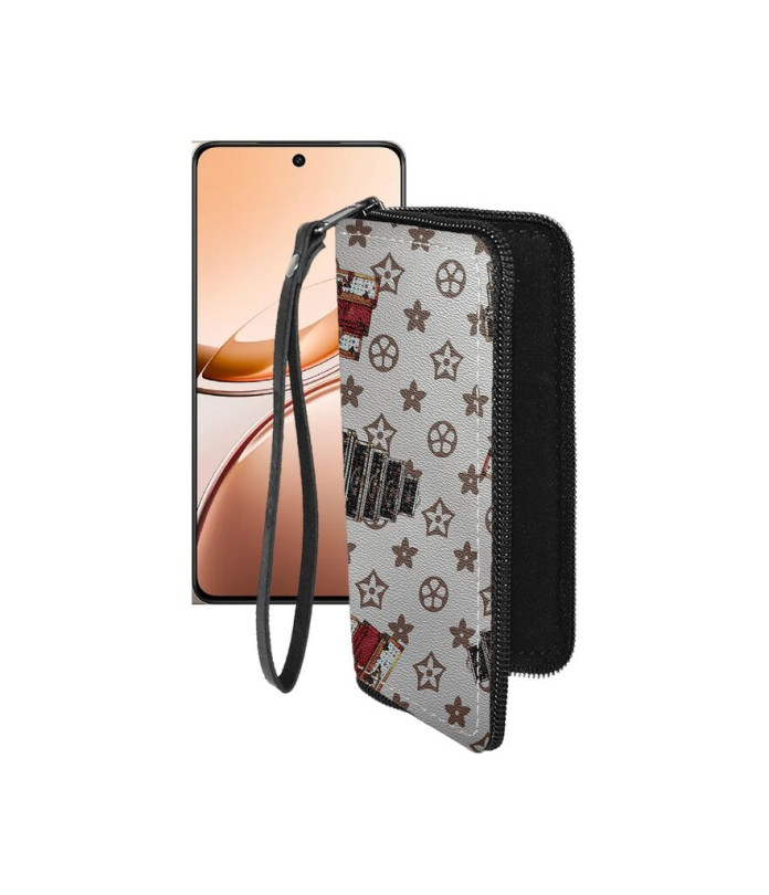 Чохол-гаманець з екошкіри для телефону Vivo V50 Lite