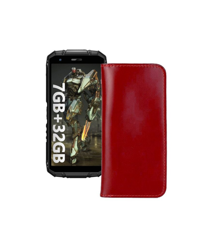 Портмоне з шкіри для телефону Doogee S41 Plus