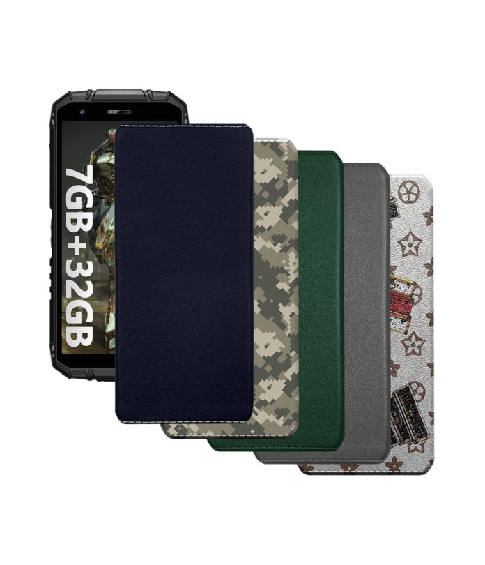 Накладка з екошкіри для телефону Doogee S41 Plus