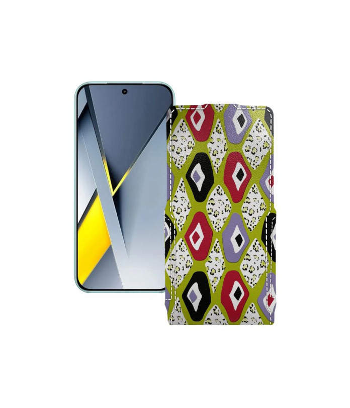 Чохол-флип з екошкіри для телефону Xiaomi Poco F8 Pro 5G