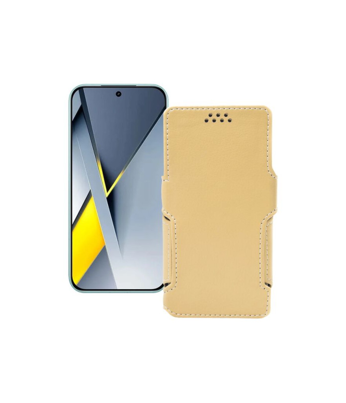 Чохол-книжка з екошкіри для телефону Xiaomi Poco F8 Pro 5G