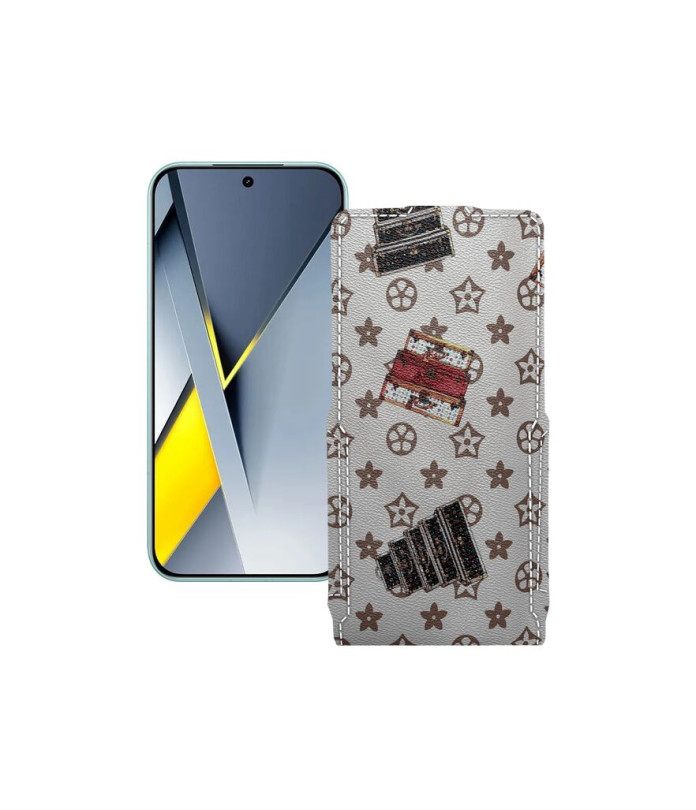 Чохол-флип з екошкіри для телефону Xiaomi Poco F8 Pro 5G