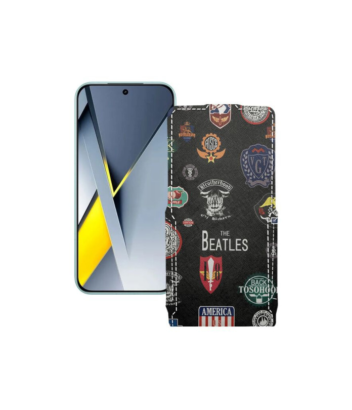 Чохол-флип з екошкіри для телефону Xiaomi Poco F8 Pro 5G