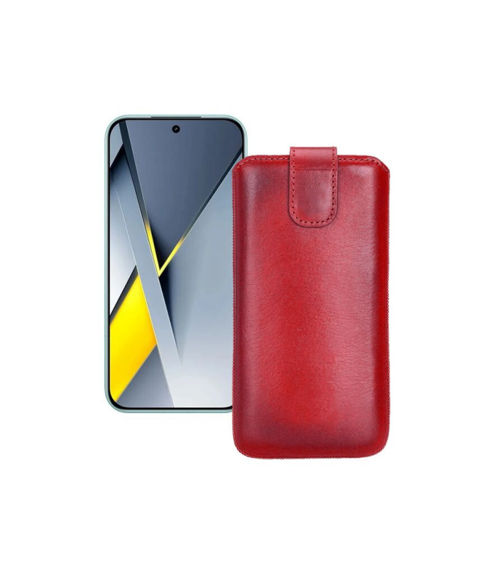 Витяжка з екошкіри для телефону Xiaomi Poco F8 Pro 5G