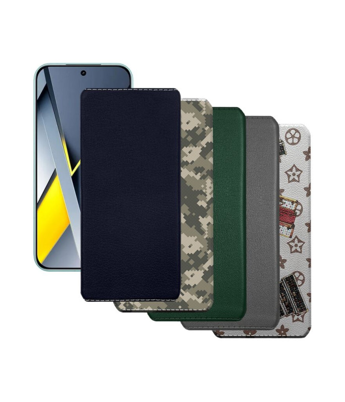 Накладка з екошкіри для телефону Xiaomi Poco F8 Pro 5G