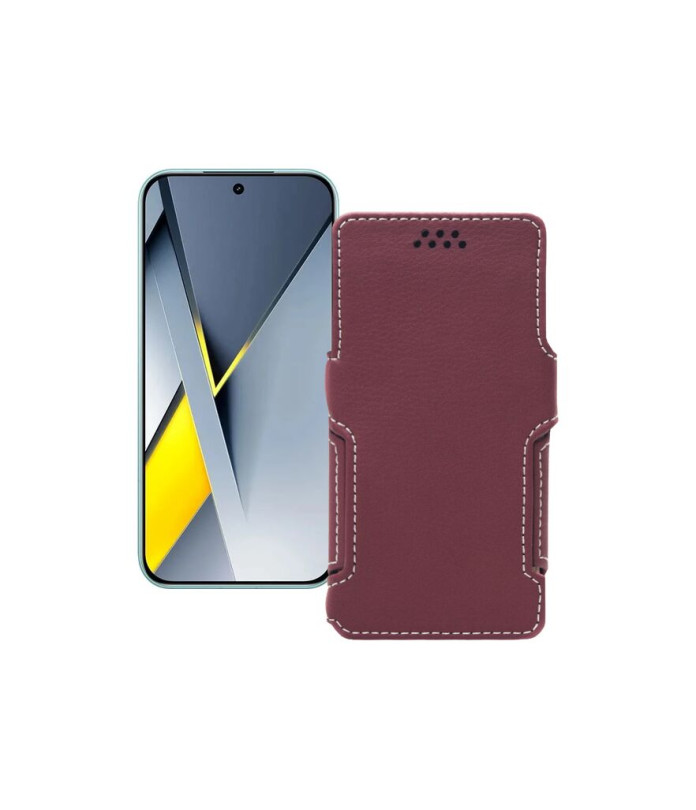 Чохол-книжка з екошкіри для телефону Xiaomi Poco F8 Pro 5G