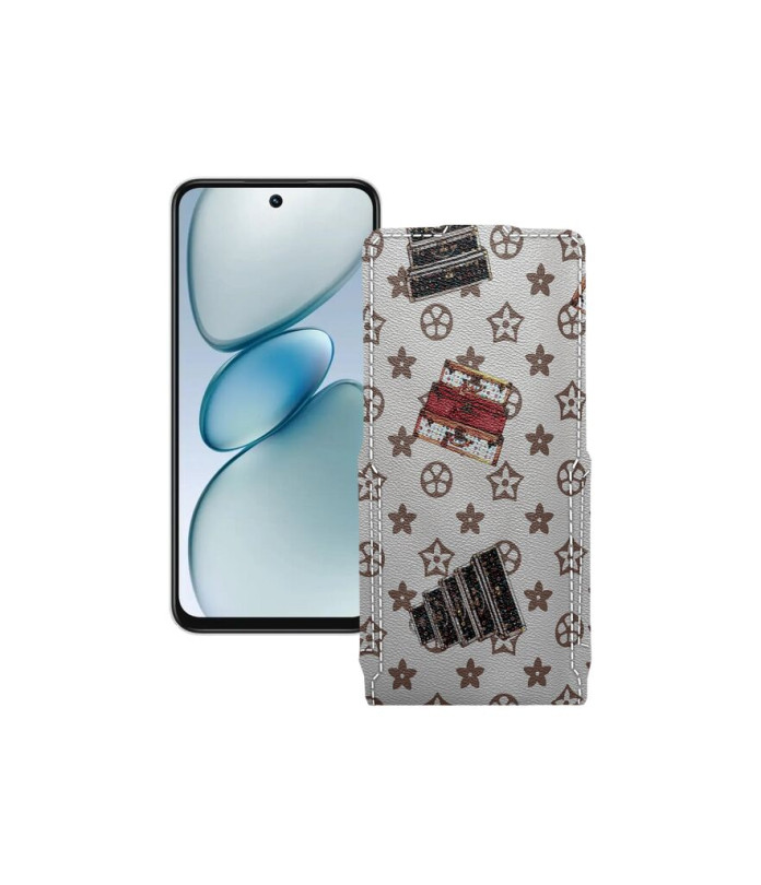 Чохол-флип з екошкіри для телефону Tecno Spark Go 1