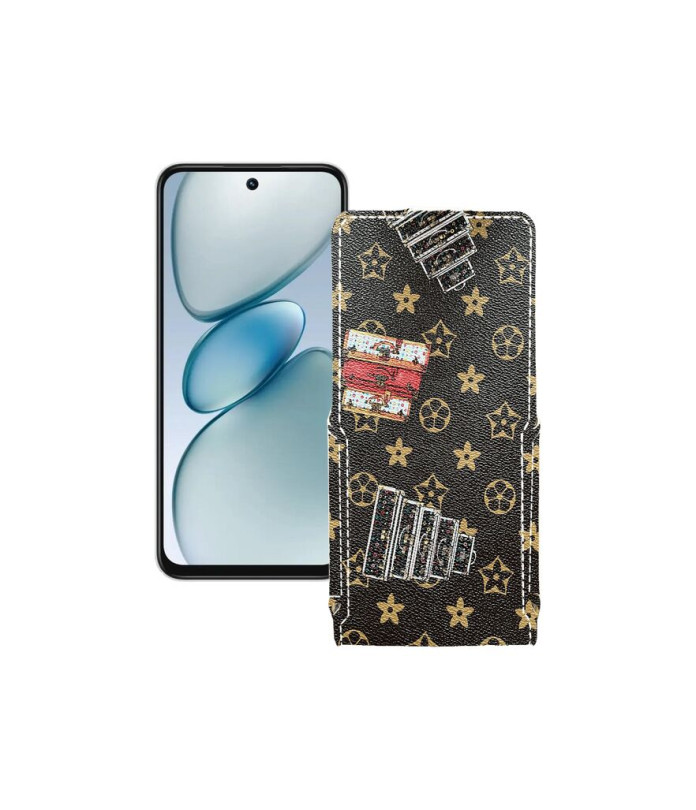 Чохол-флип з екошкіри для телефону Tecno Spark Go 1
