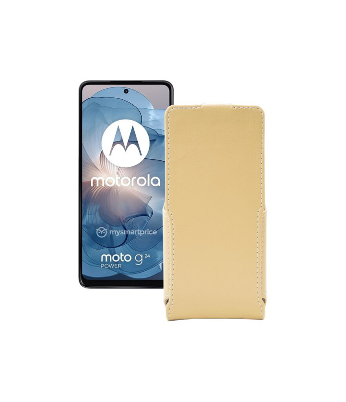 Чохол-флип з екошкіри для телефону Motorola Moto G24 Power