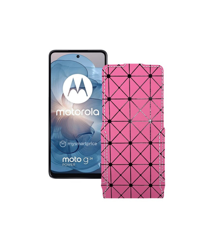 Чохол-флип з екошкіри для телефону Motorola Moto G24 Power