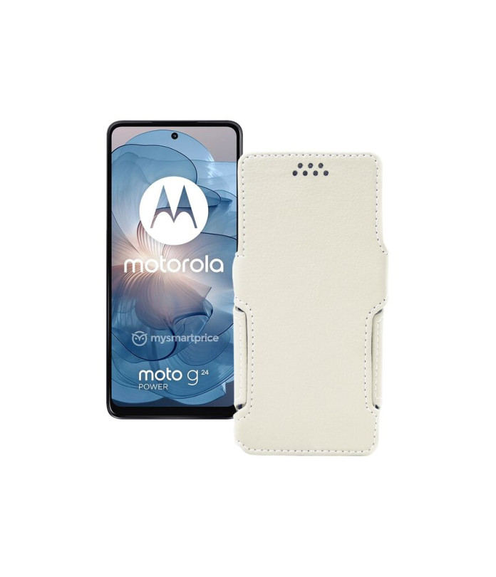 Чохол-книжка з екошкіри для телефону Motorola Moto G24 Power