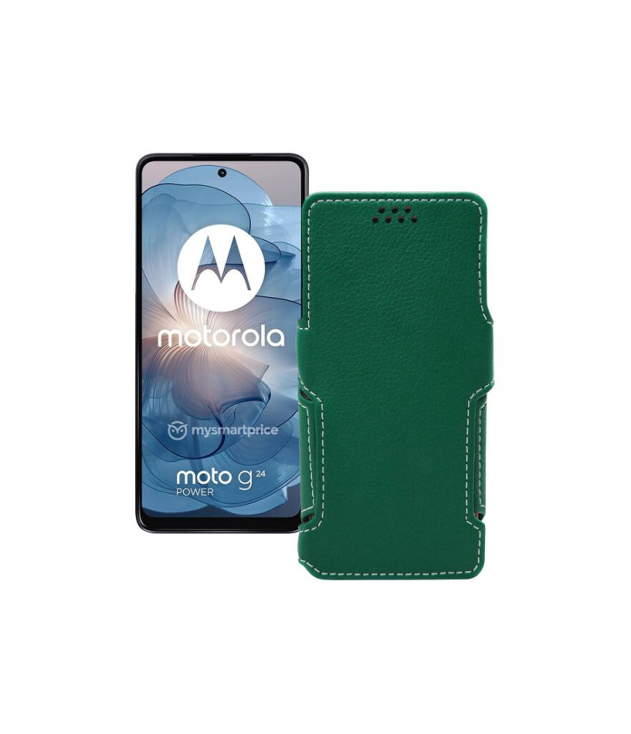 Чохол-книжка з екошкіри для телефону Motorola Moto G24 Power