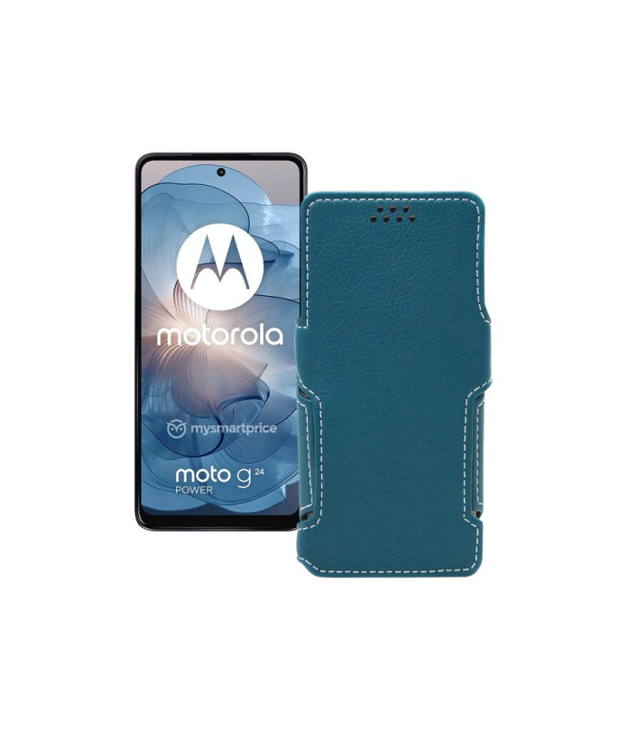 Чохол-книжка з екошкіри для телефону Motorola Moto G24 Power