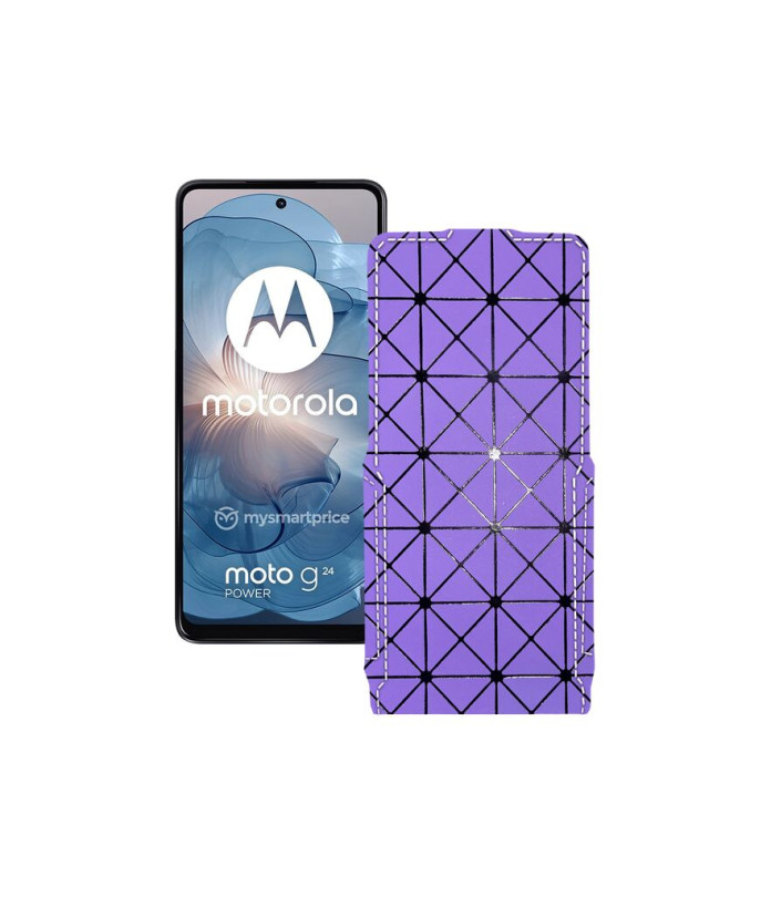 Чохол-флип з екошкіри для телефону Motorola Moto G24 Power