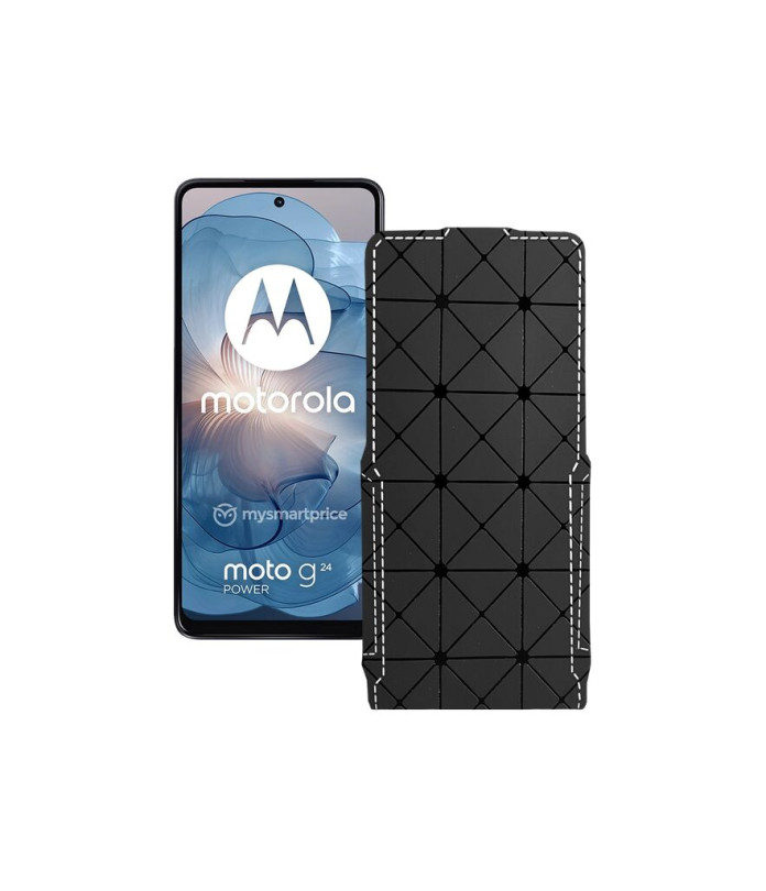 Чохол-флип з екошкіри для телефону Motorola Moto G24 Power