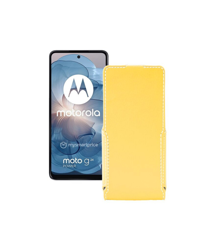 Чохол-флип з екошкіри для телефону Motorola Moto G24 Power