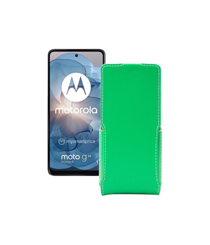 Чохол-флип з екошкіри для телефону Motorola Moto G24 Power